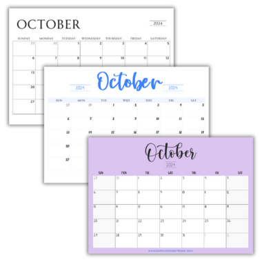 Free Printable Calendars 2024