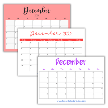 Next month calendars